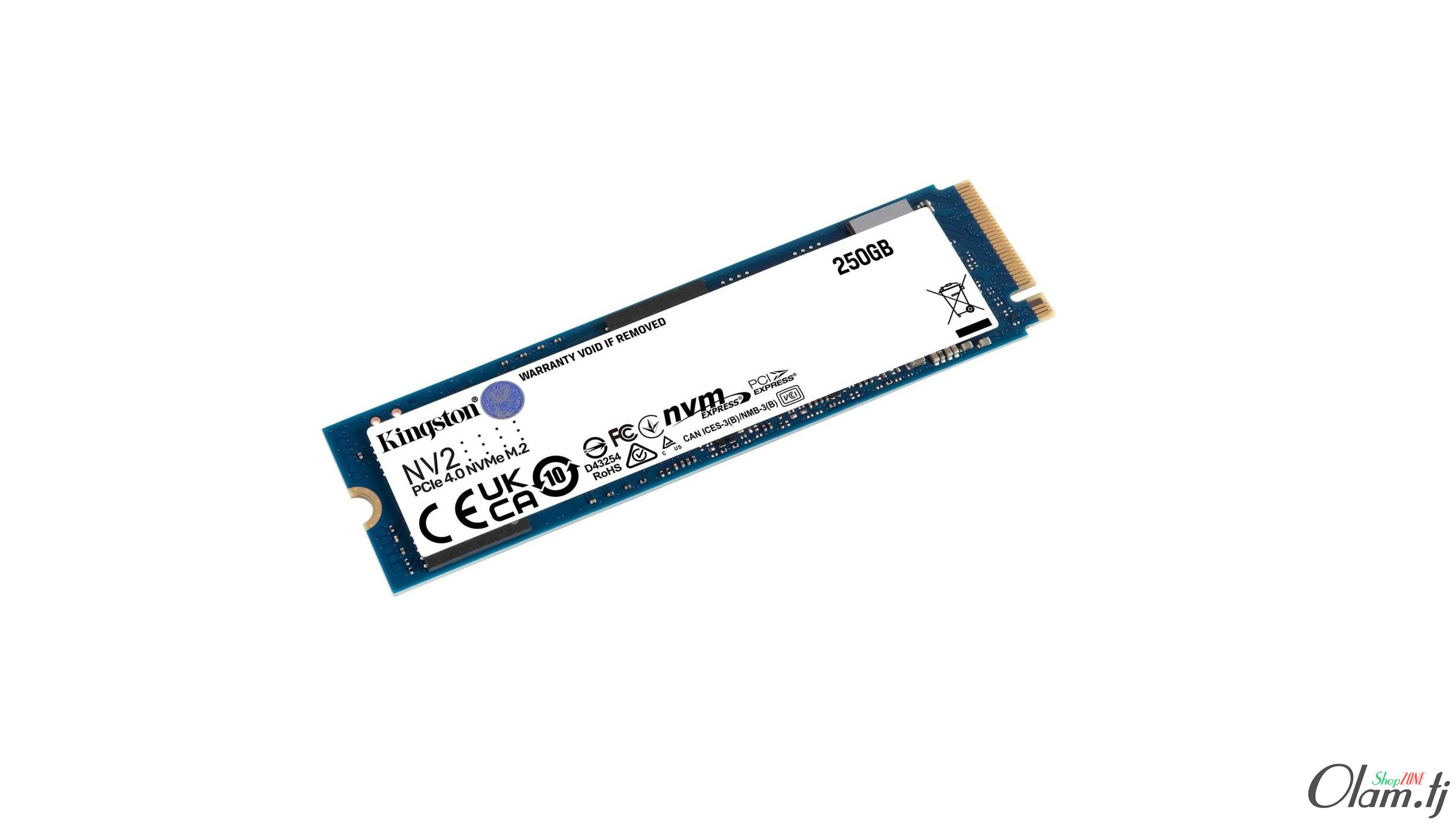 Kingston NV2 250 ГБ NVMe M.2 2280 PCIe 4.0 / до 3000/1300 МБ/с
