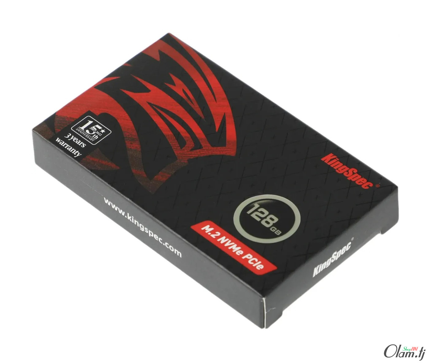 SSD‑накопитель KINGSPEC NE‑128 128 ГБ (M.2 2280, PCIe 3.0 x4, NVMe, 3D TLC)