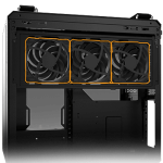 ASUS TUF Gaming GT502 – Mid‑Tower корпус без вентиляторов, 4 стекла, ARGB Aura Sync, 400 мм GPU, 360 мм СЖО