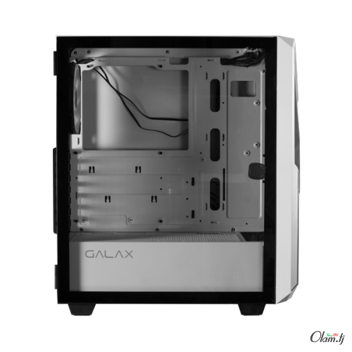 Galax REVOLUTION 01 White – mid‑tower ATX/M‑ATX/ITX, 4×ARGB FAN, стекло, mesh‑панель, поддержка СЖО до 360 мм