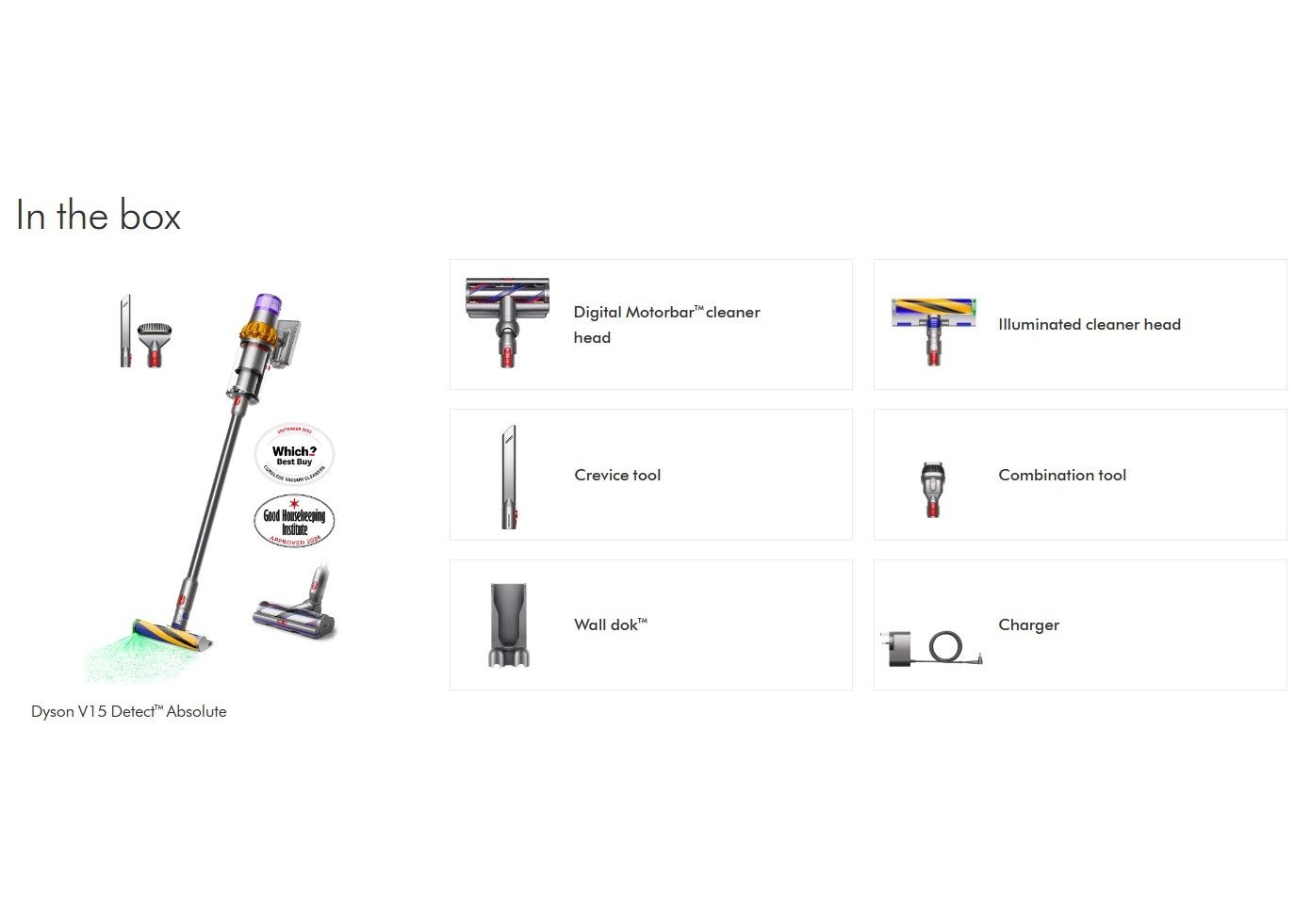ПЫЛЕСОС DYSON V15 ABSOLUTE SV47
