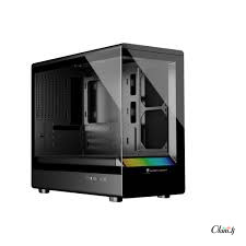 Корпус Jungle Leopard MS‑01 White, Mid‑Tower, mATX/ITX, закалённое стекло, USB 3.0