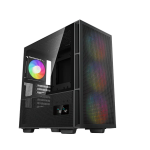 DeepCool CH560 DIGITAL – mid‑tower корпус ATX/E‑ATX, 3×140 мм ARGB‑вентиляция, гибридное стекло + LED‑экран, USB‑C