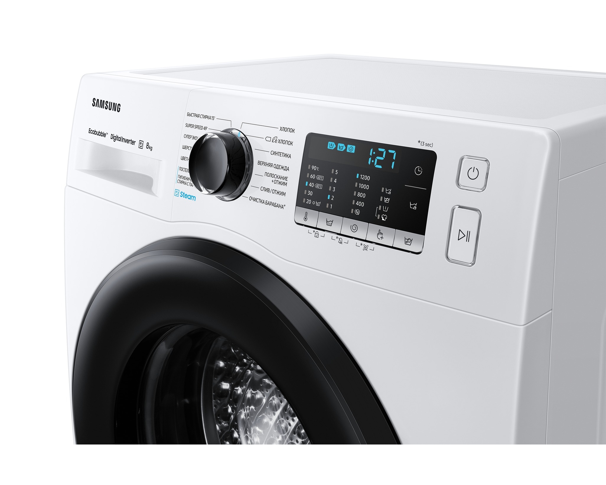 Стиральная машина Samsung WW80AGAS22AELD 8KG