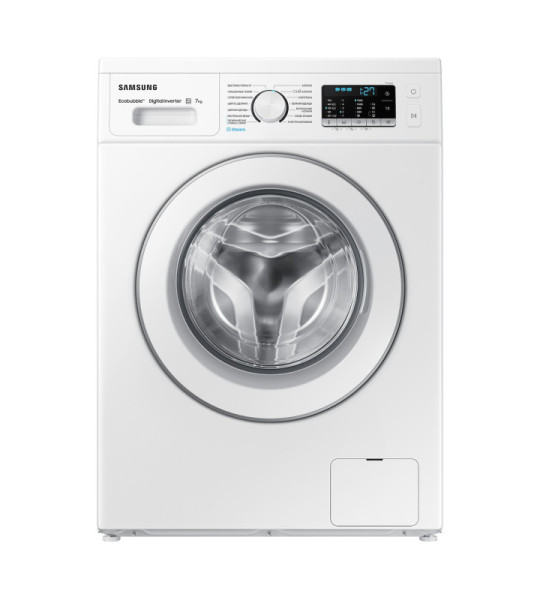 Стиральная машина узкая Samsung WW70AG5S21EELD (7 кг) EcoBubble White