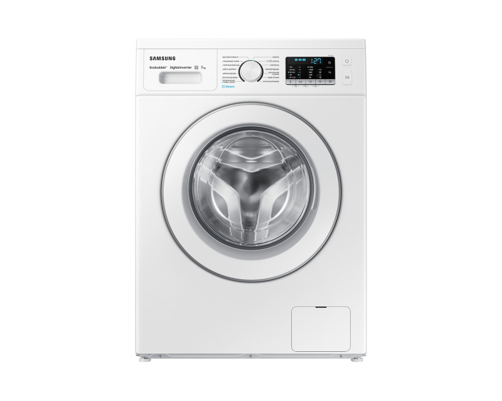 Стиральная машина узкая Samsung WW70AG5S21EELD (7 кг) EcoBubble White