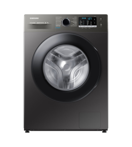 Стиральная машина Samsung WW80AG5S22AXLD (8 кг) EcoBubble Refined Inox