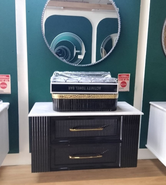 Тумба с раковиной для ванной комнаты 1711 (100x45 см)