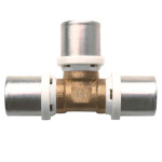 Пресс-тройник Giacomini RM156 16x16x16 для металлопластиковых труб