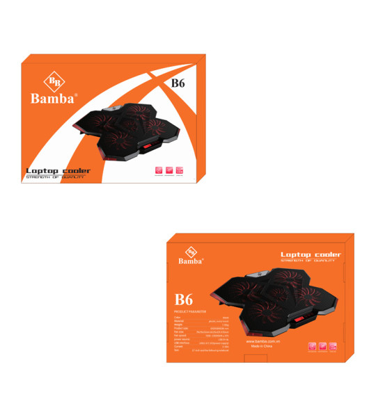 Охлаждающая подставка для ноутбука BAMBA B6 (5 вентиляторов)