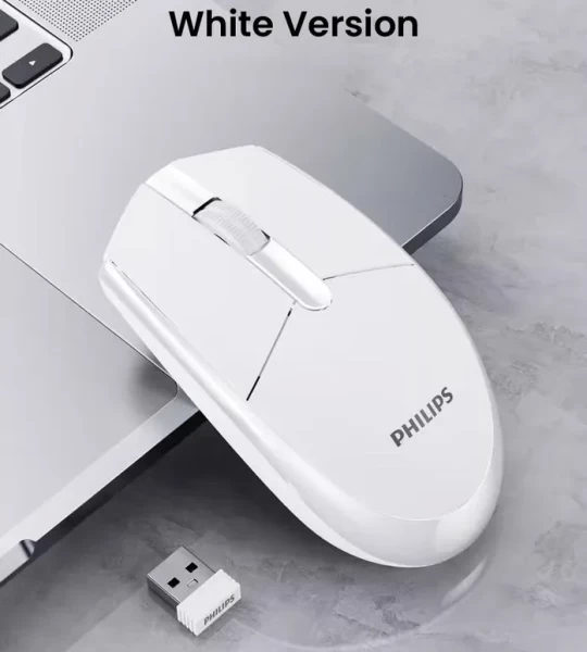 Philips Мышь беспроводная Philips SPK7337, белый / черный