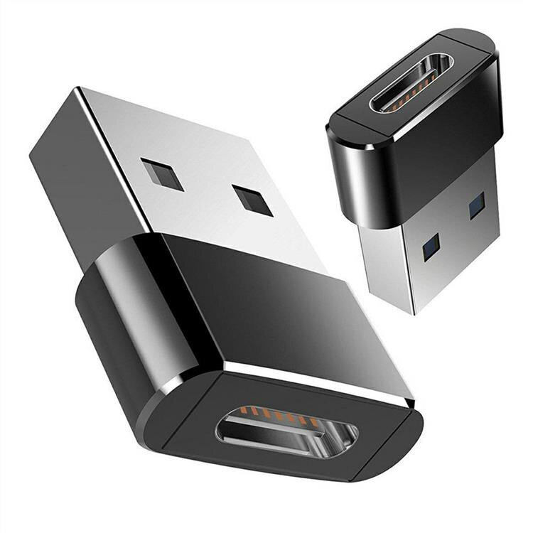 OTG Адаптер USB-A на Type-C StoreGD — компактный переходник с поддержкой зарядки и передачи данных