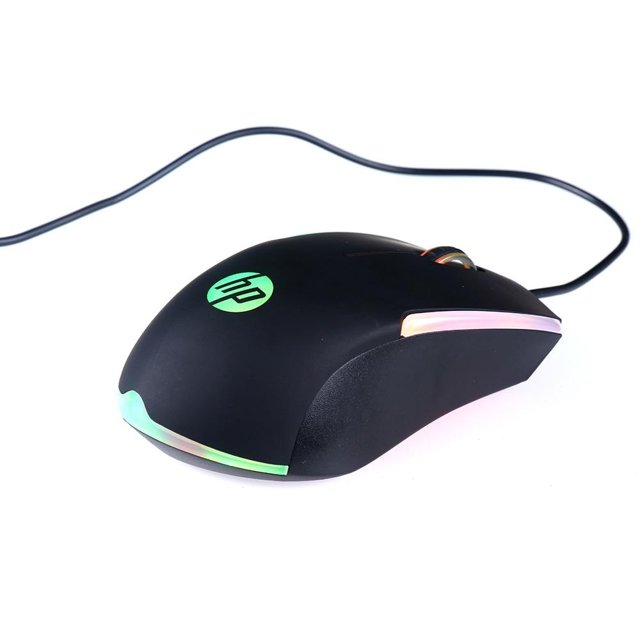 Игровая мышь HP M160 — проводная, оптическая, с LED-подсветкой, 1000 DPI, эргономичный дизайн
