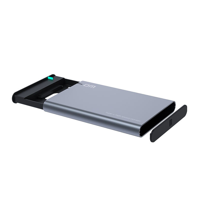 Корпус для HDD/SSD DM HD002 – 2.5, SATA3, Type-C 3.1 Gen2, алюминиевый
