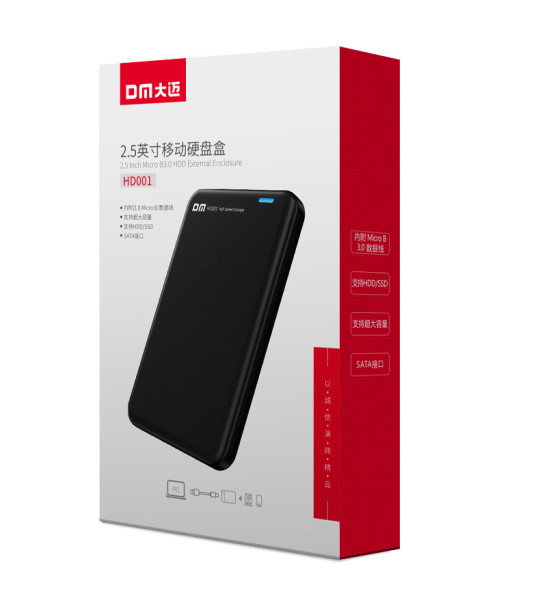 DM 2.5 SATA - USB 3.0 Внешний корпус для HDD/SSD