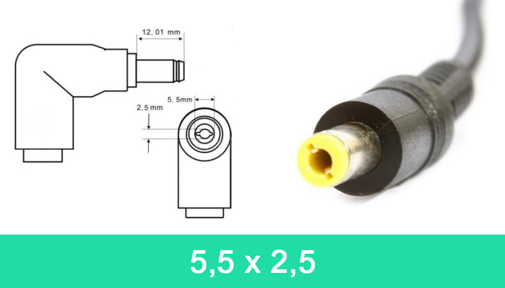 Блок питания для ноутбука Toshiba TA451905525 / 19 V / 45 W / 2,37 А