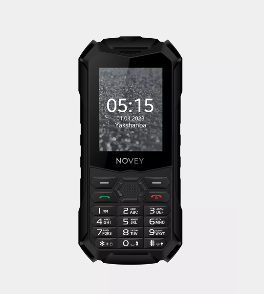 Novey T515 — Кнопочный Телефон с Экраном 2.4, 2 SIM, FM-Радио, Фонарик, Аккумулятор 4100 мА·ч