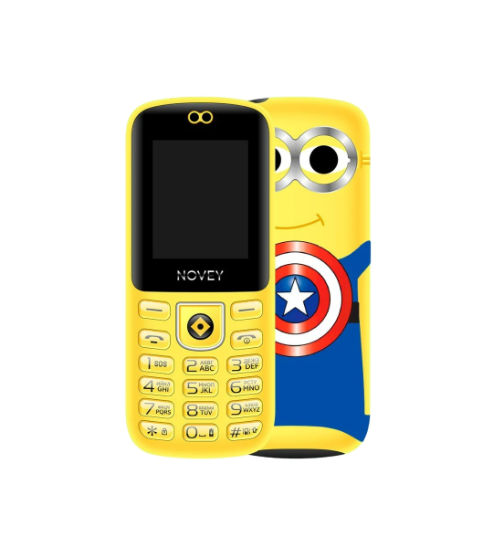 Novey M350 Bonny Kids — Яркий Кнопочный Телефон для Детей, 2 SIM, FM-Радио (1050 mAh)