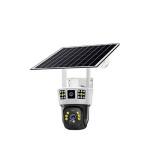 Уличная 4G камера видеонаблюдения V380 Pro с солнечной панелью