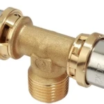 Тройник пресс-фитинг Giacomini RM153 16x1/2"x16 (ВР)