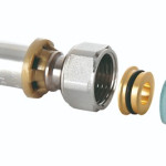 Коллекторная группа из нержавеющей стали Giacomini RM176 (без расходомеров)