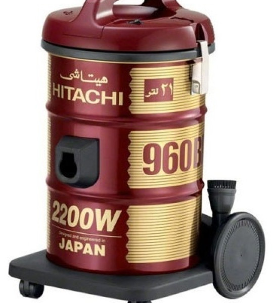 Пылесос HITACHI CV-960F 240C WR красный-черный