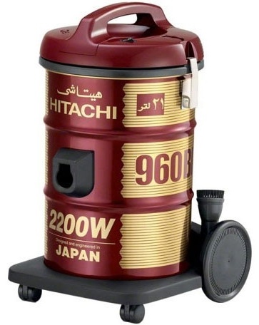 Пылесос HITACHI CV-960F 240C WR красный-черный
