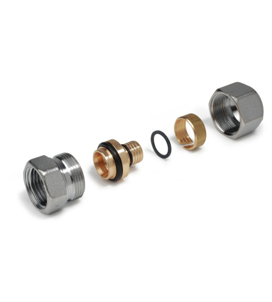 Прямой пресс-фитинг Giacomini R187F с внутренней резьбой